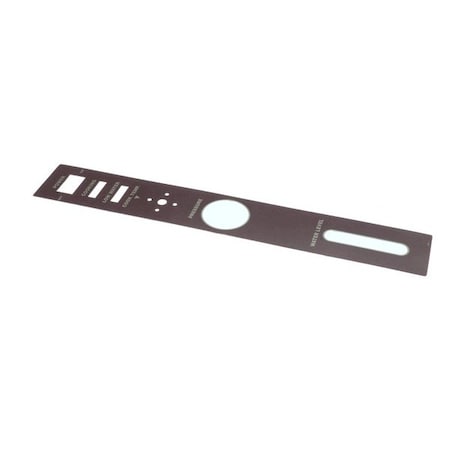 Crown Steam Panel Label - Red 7002-1